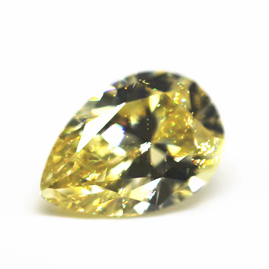 9A Grade Quality Round/oval/pear/heart/cushion/square Cut USA Canary Yellow High Carbon Diamond Loose Stones Cubic Zirconia Gems - Image 6
