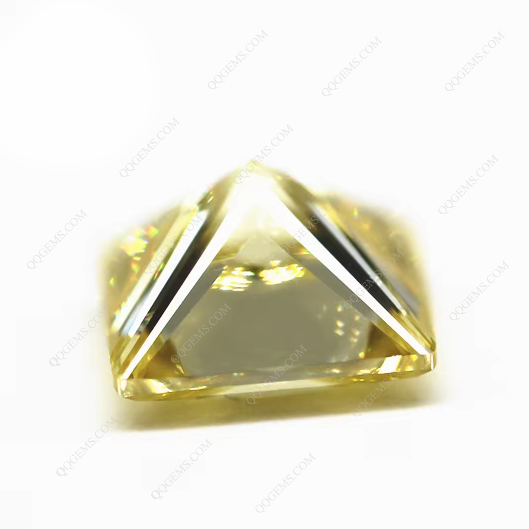 9A Grade Quality Square Princess Cut Lemon Yellow High Carbon Diamond Loose Gemstones Synthetic USA Imported Cubic Zirconia Gems - Image 4