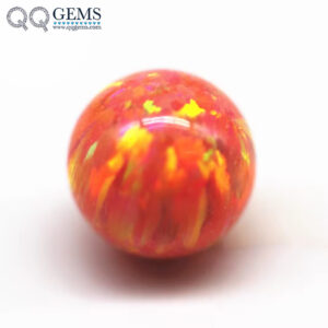 Factory Wholesale 2-12mm 92 Multicolor Synthetic Opal Round Beads Sphere OP24 Fire Opal Beads Loose Gemstone Round Balls Opal