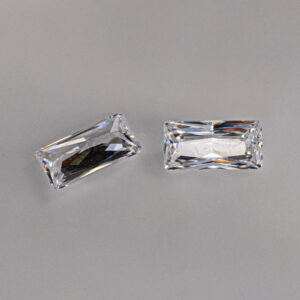 Manufacturers Wholesale Price 9A High Quality Baguette Princess White D Color Synthetic Zirconia Diamond