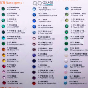 NANO CRYSTAL STONES COLOR CHART