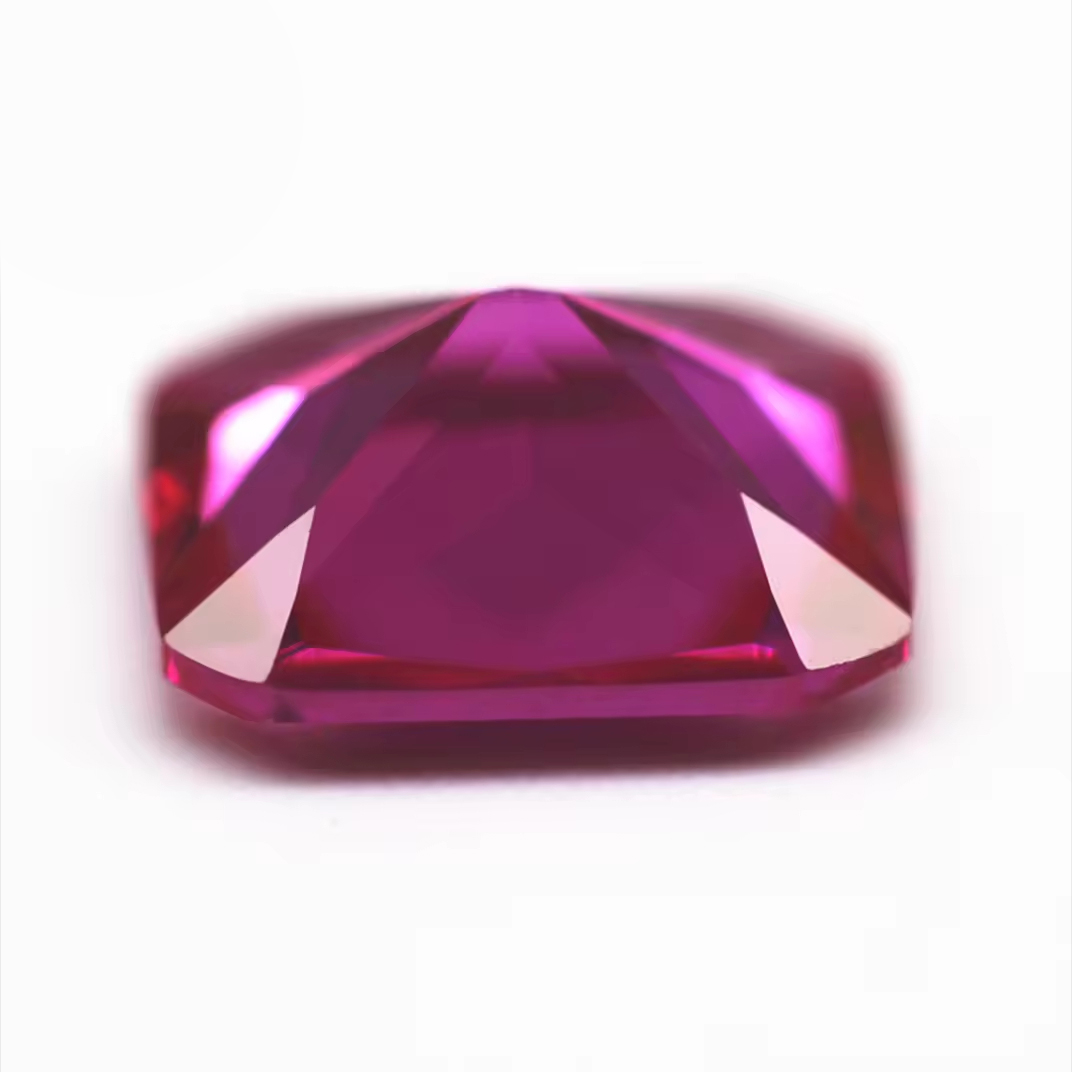 Princess Cut Octagon Cut 3# Ruby Corundum Loose Gemstones Octagon Shape Synthetic Ruby 3# Corundum Rose Sapphire Gemstones - Image 2