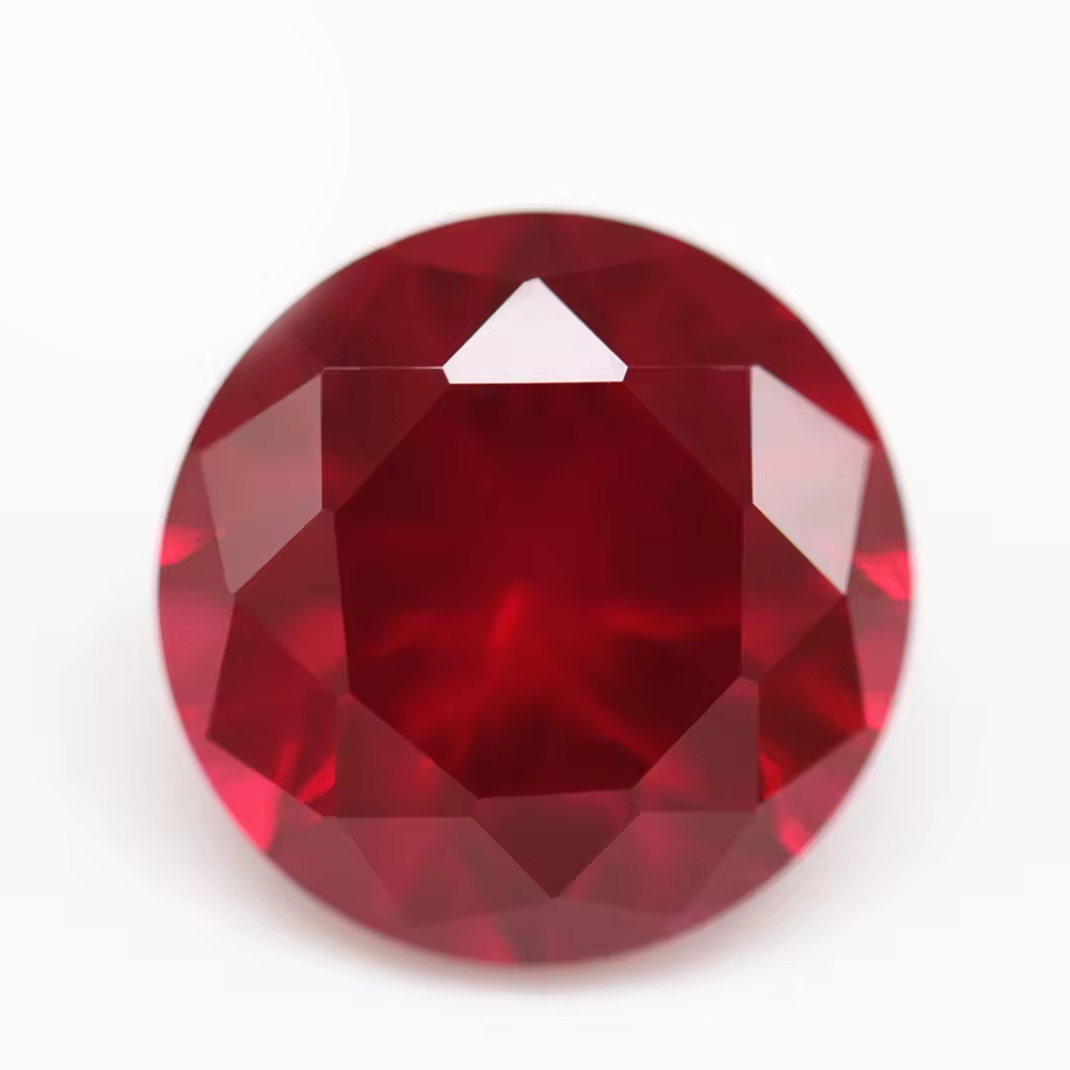Round Oval Pear Heart Cushion Octagon Cut 5# Ruby Corundum Loose Gemstone Fancy Cut Synthetic 5# Red Corundum Ruby Sapphire Gems - Image 7