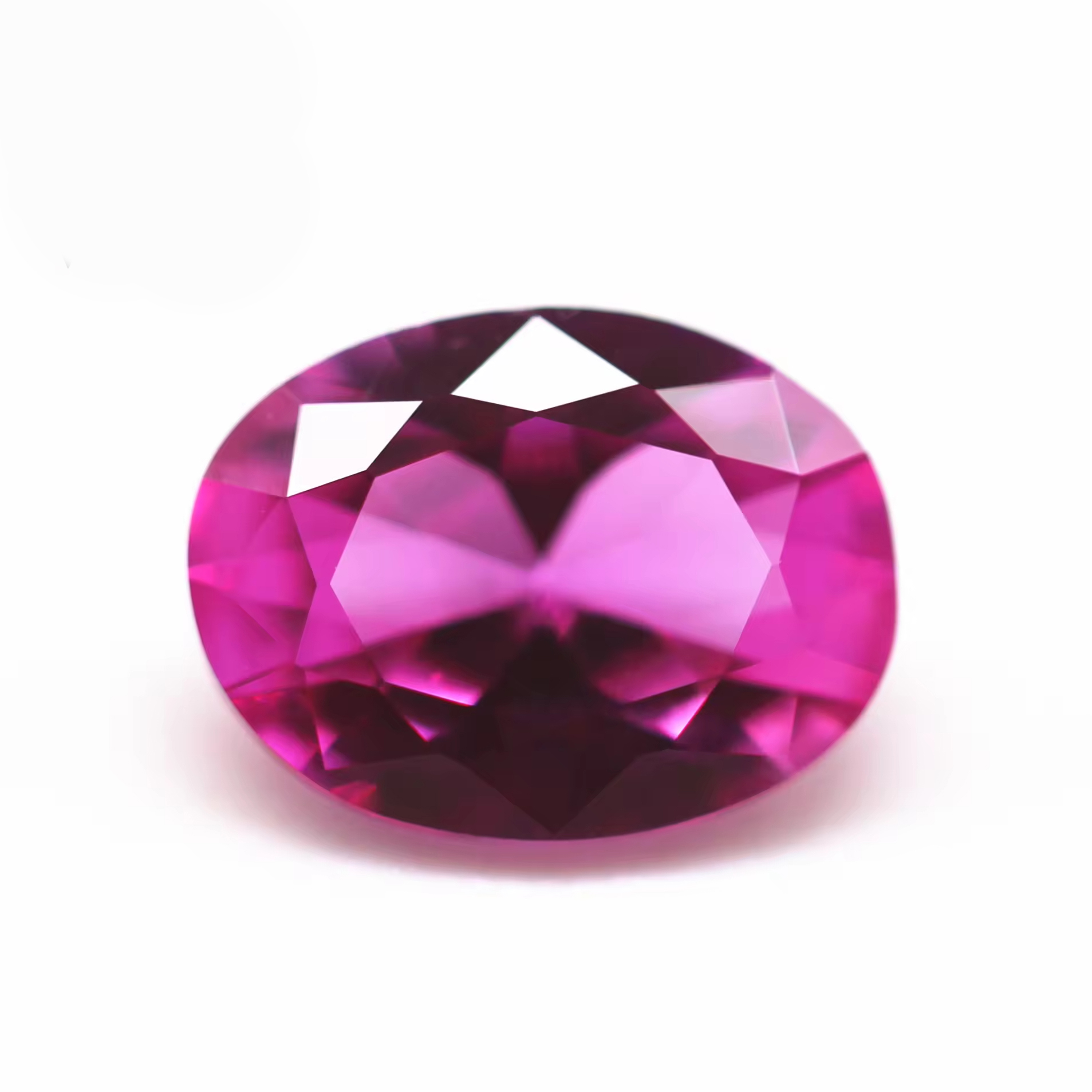 3# Ruby Corundum Loose Gemstones Fancy Shape Synthetic 3# Rose Red Corundum Ruby Stone - Image 2