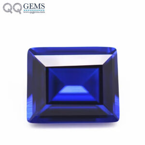 3*5-10*14mm Step Cut baguette Cut 113# Blue Spinel Loose Gemstones baguette Shape Synthetic 113# Blue Sapphire Spinel Gemstones