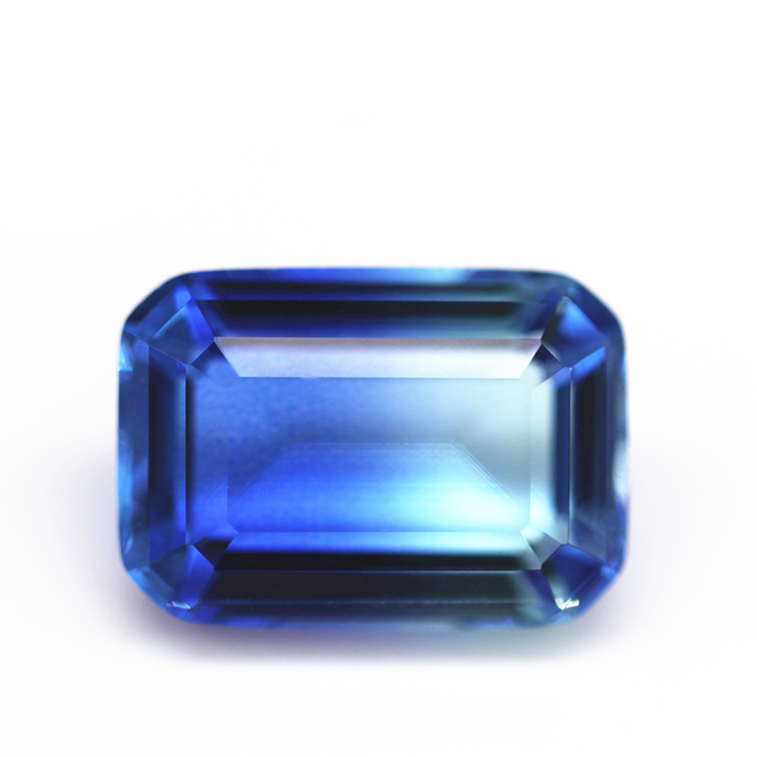 4*6mm-13*18 mm Octagon Step Cut Shape Synthetic Tourmaline Loose Gemstones Rectangle Emerald Cut Crystal Glass Tourmaline Gems - Image 3