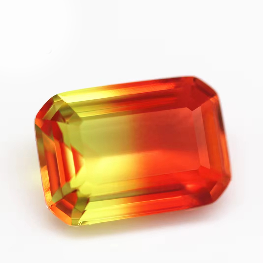 4*6mm-13*18mm Octagon Step Cut Shape Synthetic Tourmaline Loose Gemstones Rectangle Emerald Cut Crystal Glass Tourmaline Gems - Image 4