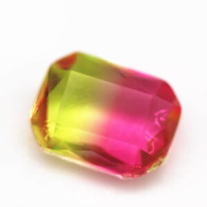 4*6mm-13*18mm Octagon Step Cut Shape Synthetic Tourmaline Loose Gemstones Rectangle Emerald Cut Crystal Glass Tourmaline Gems