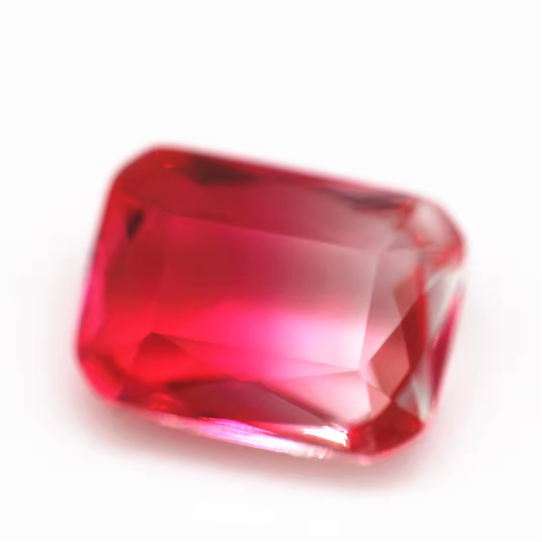 4*6mm-13*18mm Octagon Step Cut Shape Synthetic Tourmaline Loose Gemstones Rectangle Emerald Cut Crystal Glass Tourmaline Gems - Image 2