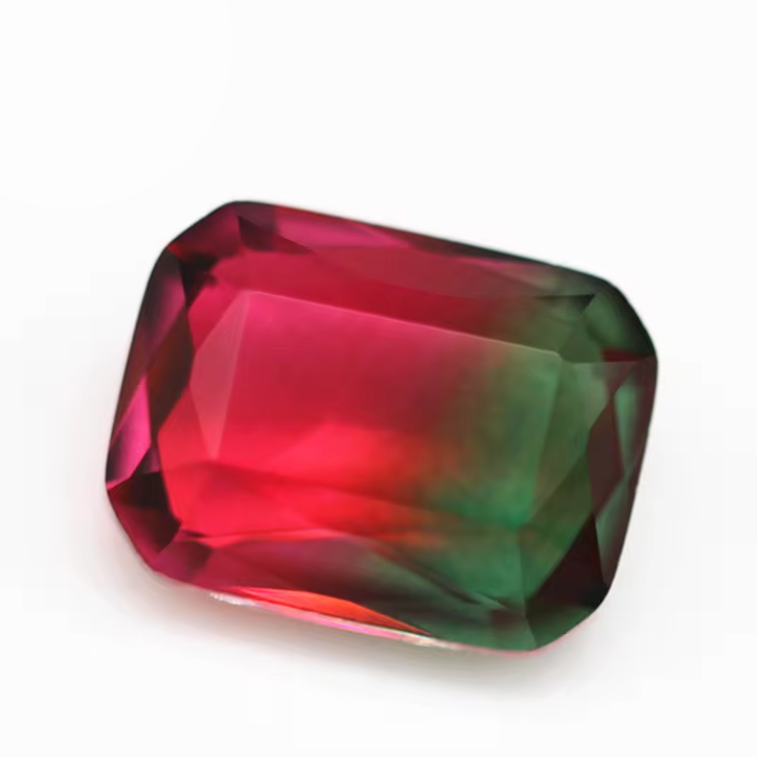 4*6mm-13*18mm Octagon Step Cut Shape Synthetic Tourmaline Loose Gemstones Rectangle Emerald Cut Crystal Glass Tourmaline Gems - Image 5