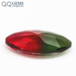 5*10mm-10*20mm Marquise Faceted Cut Shape Synthetic Tourmaline Loose Gemstones Interphse Multicolor Joint Process Crystal Glass