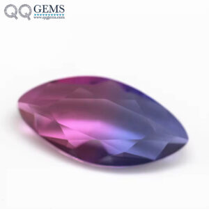5*10mm-10*20mm Marquise Faceted Cut Shape Synthetic Tourmaline Loose Gemstones Mixed Multicolor Splice Process Crystal Glass