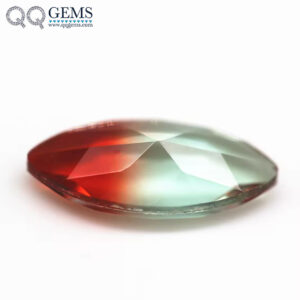 5*10mm-10*20mm Marquise Faceted Cut Shape Synthetic Tourmaline Loose Gemstones Mixed Multicolor Joint Technology Crystal Glass