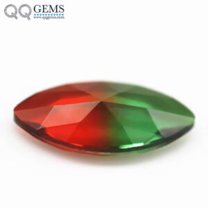 5*10mm-10*20mm Marquise Faceted Cut Shape Synthetic Tourmaline Loose Gemstones Mixed Multicolor Joint Technology Crystal Glass
