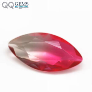 5*10mm-10*20mm Marquise Faceted Cut Shape Synthetic Tourmaline Loose Gemstones Mixed Multicolor Joint Technology Crystal Glass