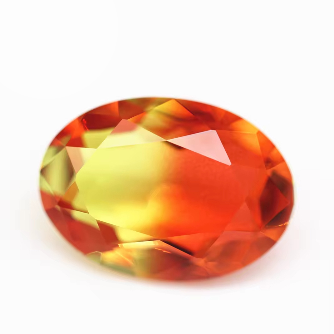5*7mm-13* 18mm Oval Faceted Cut Shape Synthetic Tourmaline Loose Gemstones Mixed Multicolor Joint Technology Crystal Glass Gems - Image 3