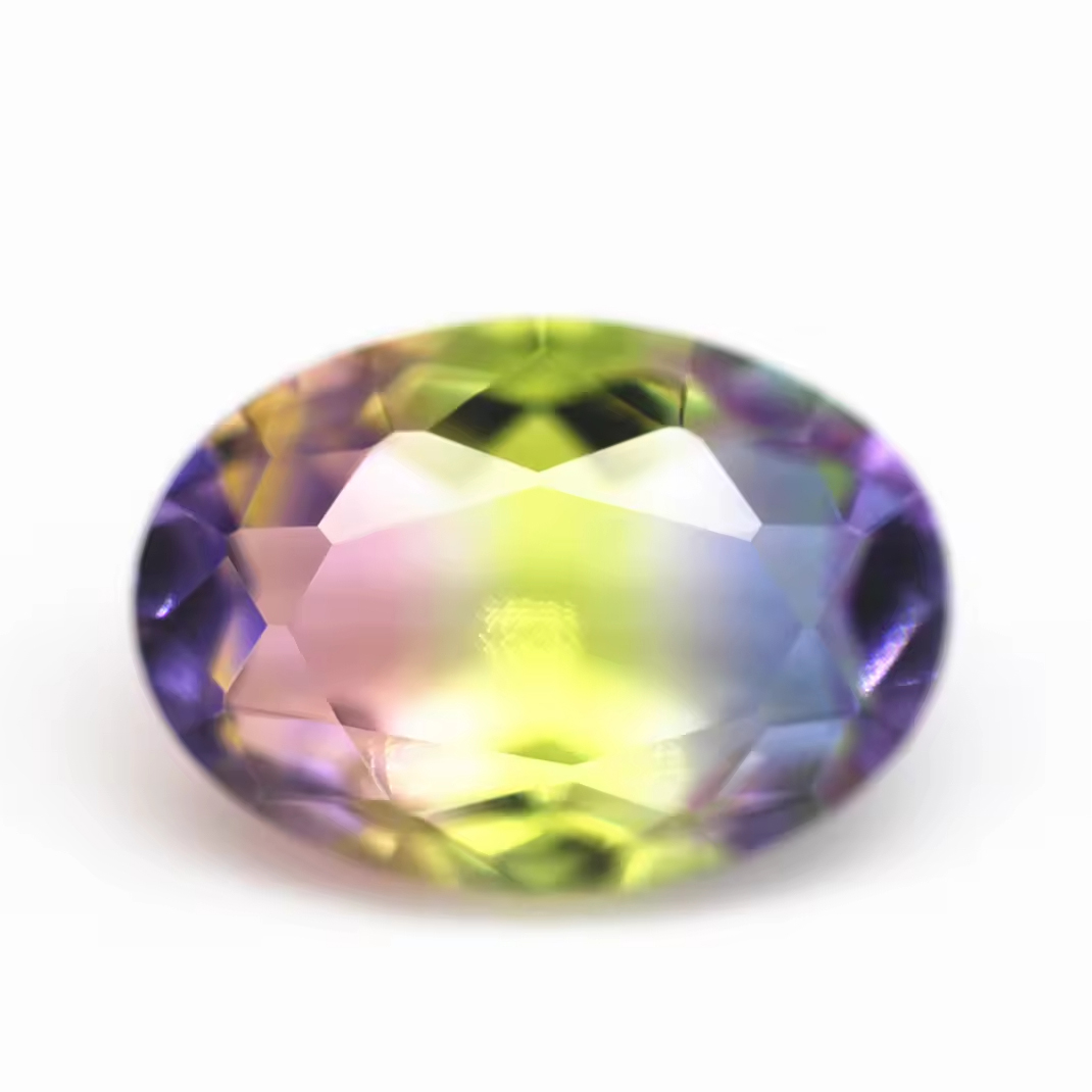 5*7mm-13*18mm Oval Faceted Cut Shape Synthetic Tourmaline Loose Gemstones Mixed Multicolor Joint Technology Crystal Glass Gems - Image 3