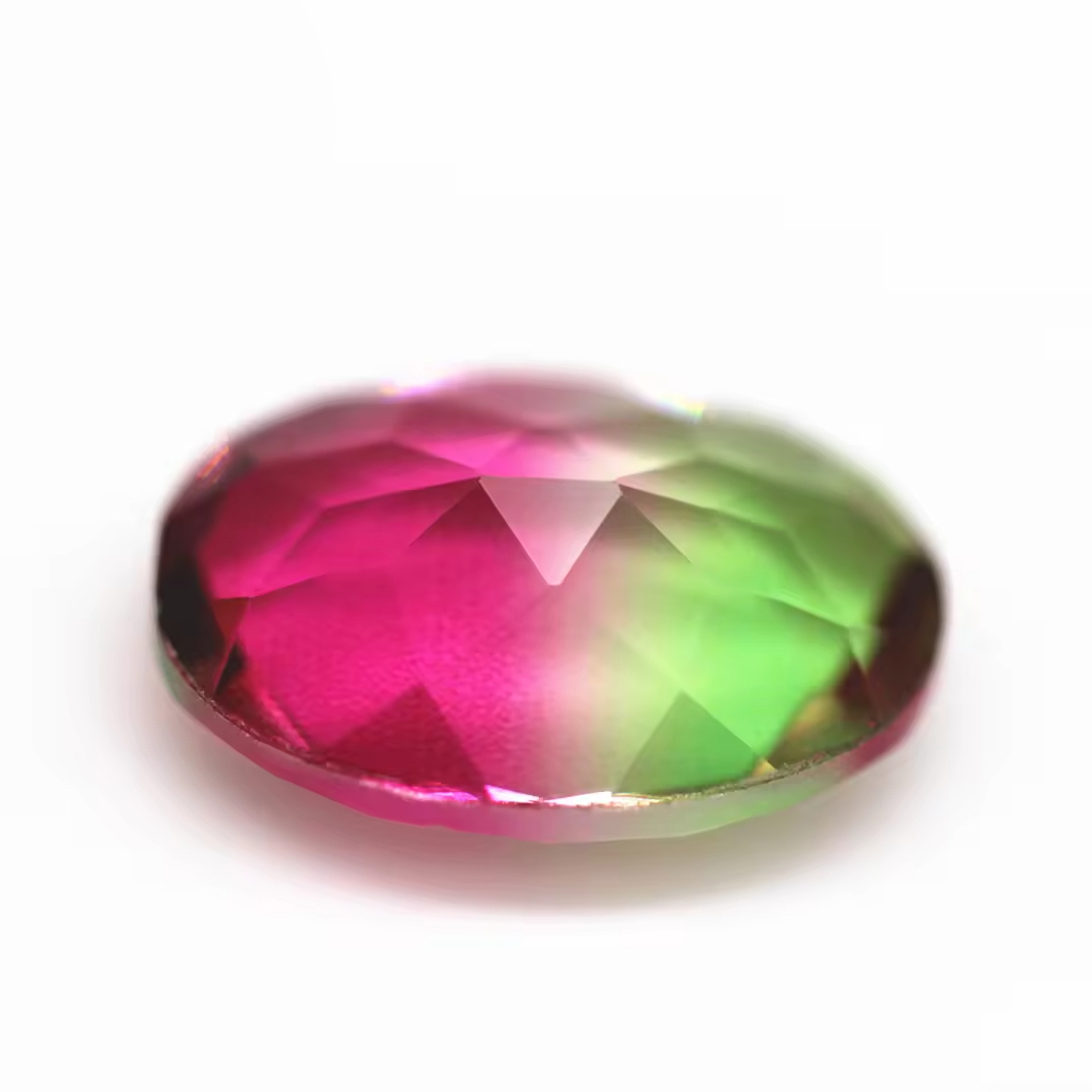 5*7mm-13*18mm Oval Faceted Cut Shape Synthetic Tourmaline Loose Gemstones Mixed Multicolor Joint Process Crystal Glass Gems - Image 2