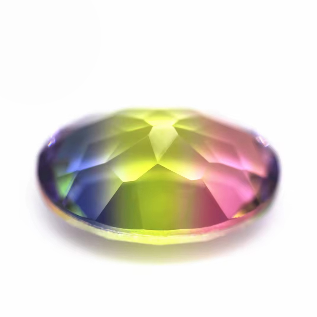 5*7mm-13*18mm Oval Faceted Cut Shape Synthetic Tourmaline Loose Gemstones Mixed Multicolor Joint Technology Crystal Glass Gems - Image 5