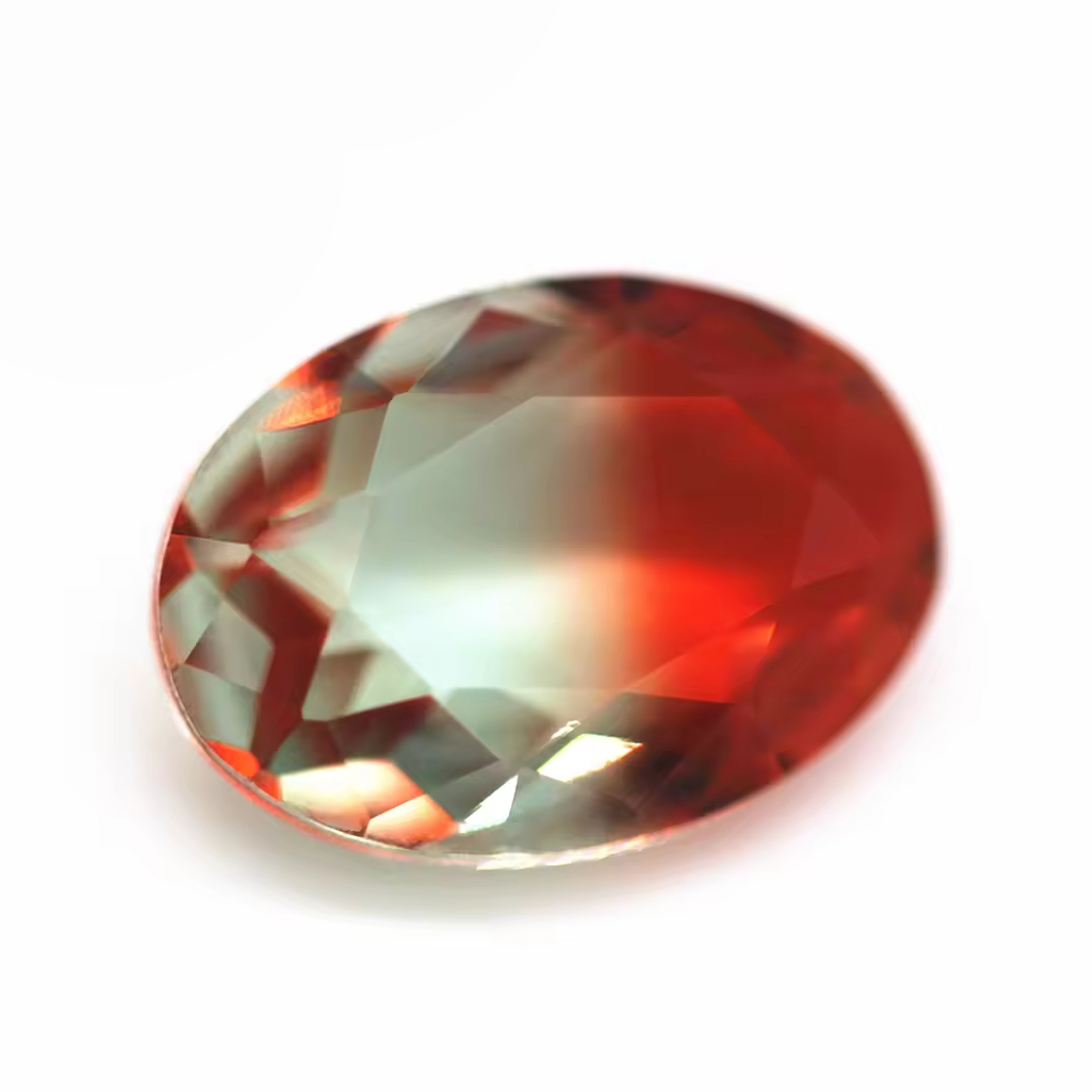 5*7mm-13*18mm Oval Faceted Cut Shape Synthetic Tourmaline Loose Gemstones Mixed Multicolor Splice Process Crystal Glass Gems - Image 5