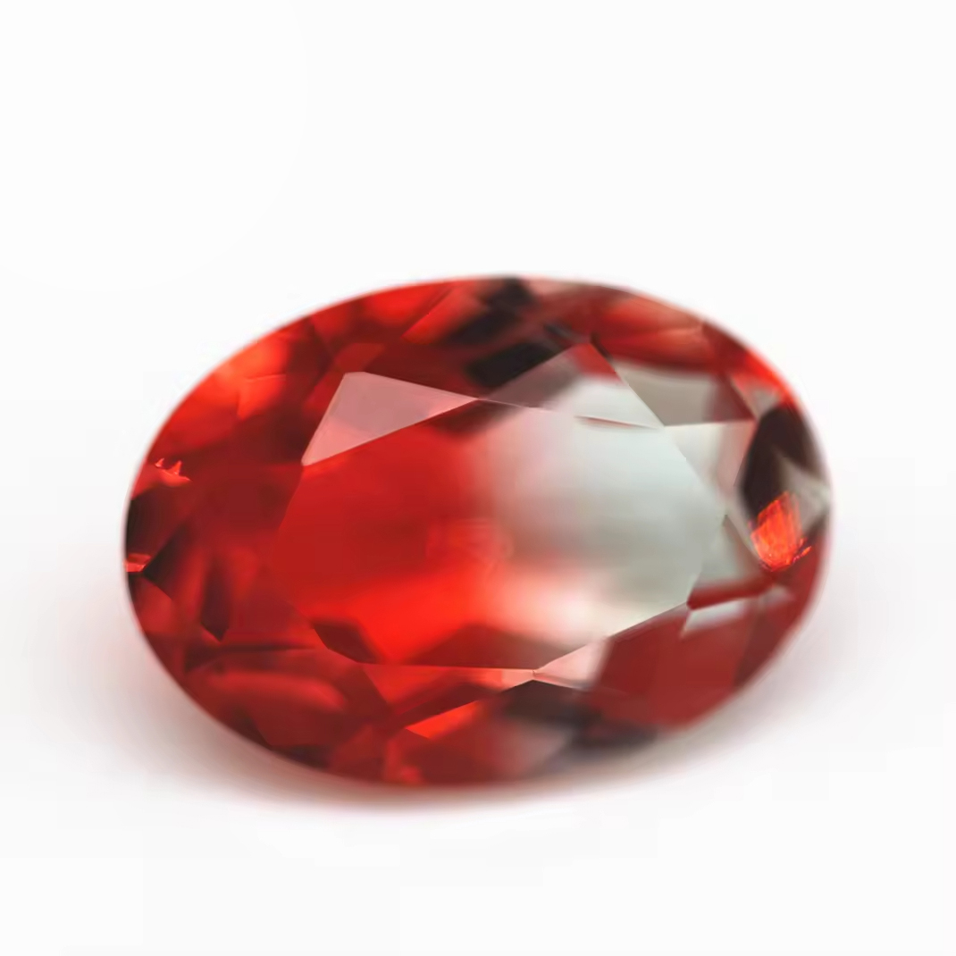 5*7mm-13*18mm Oval Faceted Cut Shape Synthetic Tourmaline Loose Gemstones Mixed Multicolor Joint Process Crystal Glass Gems - Image 2