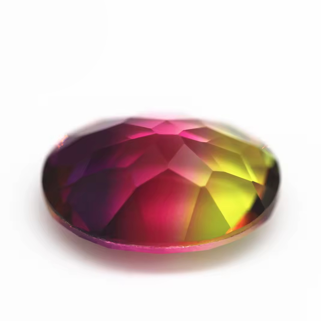 5*7mm-13*18mm Oval Faceted Cut Shape Synthetic Tourmaline Loose Gemstones Mixed Multicolor Joint Process Crystal Glass Gems - Image 4