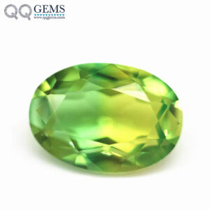 5*7mm-13*18mm Oval Faceted Cut Shape Synthetic Tourmaline Loose Gemstones Mixed Multicolor Joint Technology Crystal Glass Gems