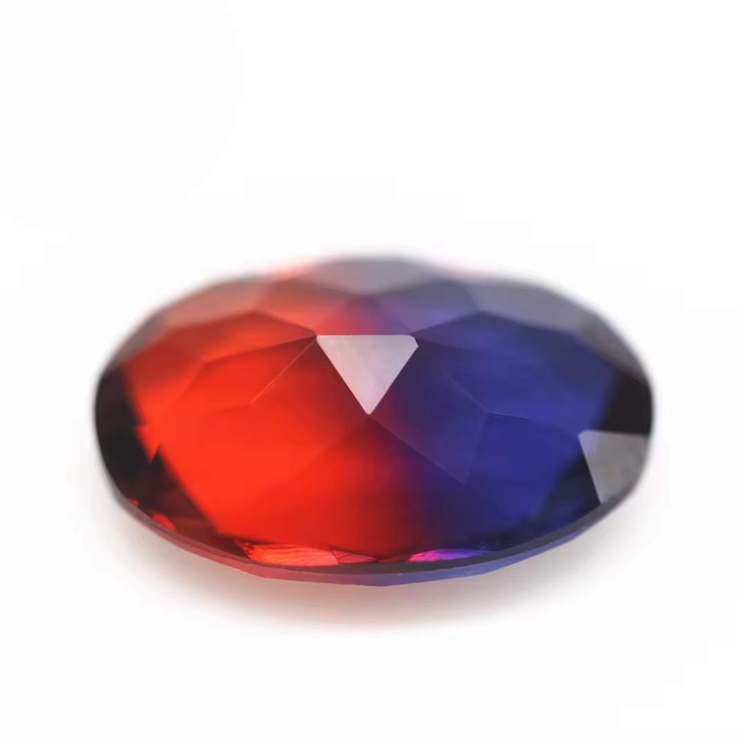 5*7mm-13*18mm Oval Faceted Cut Shape Synthetic Tourmaline Loose Gemstones Mixed Multicolor Joint Process Crystal Glass Gems - Image 5