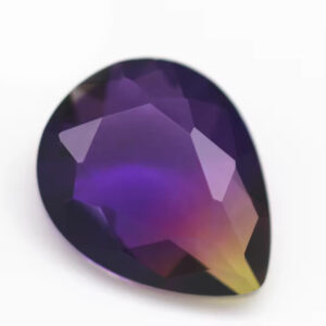 5*7mm-13*18mm Pear Faceted Cut Shape Synthetic Tourmaline Loose Gems Mixed Multicolor Splice Process Crystal Glass Gems