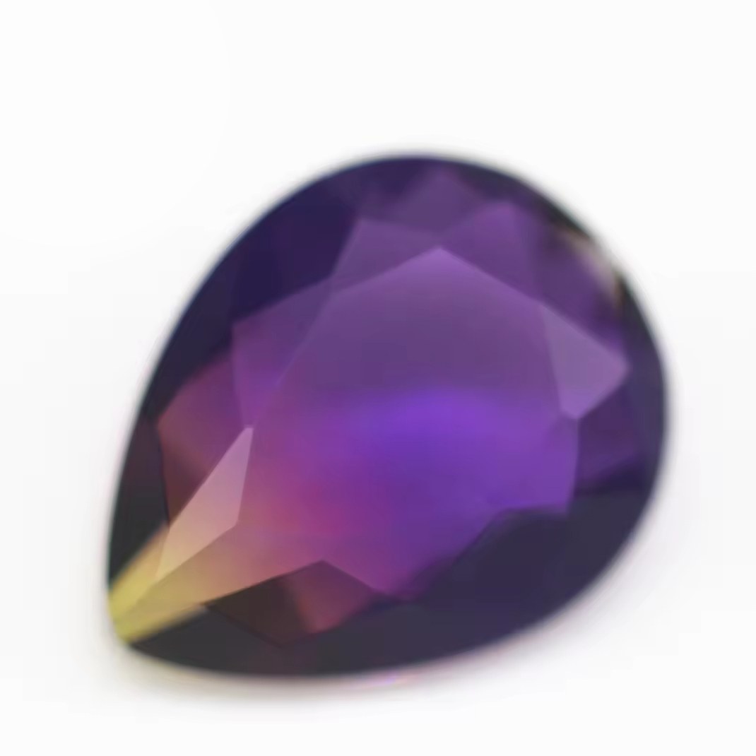 5*7mm-13*18mm Pear Faceted Cut Shape Synthetic Tourmaline Loose Gems Mixed Multicolor Splice Process Crystal Glass Gems - Image 3