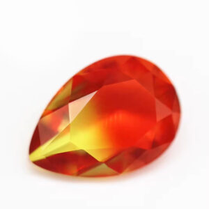5*7mm-13*18mm Pear Faceted Cut Shape Synthetic Tourmaline Loose Gems Interphase Multicolor Splice Technology Crystal Glass Gems