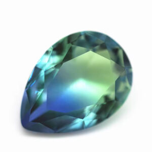 5*7mm-13*18mm Pear Faceted Cut Shape Synthetic Tourmaline Loose Gems Mixed Multicolor Splice Process Crystal Glass Gems