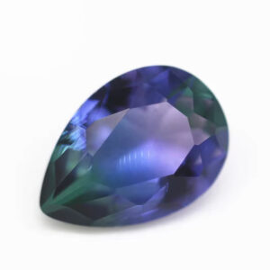 5*7mm-13*18mm Pear Faceted Cut Shape Synthetic Tourmaline Loose Gems Mixed Multicolor Splice Technology Crystal Glass Gems