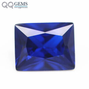 5A Grade Princess Cut baguette Cut 113# Blue Spinel Loose Gemstones baguette Shape Synthetic 113# Sapphire Blue Spinel Gemstones