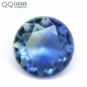 6.0mm -16mm Round Brilliant Cut Shape Synthetic Tourmaline Loose Gems Interphase Mixed Color Joint Process Crystal Glass Gems