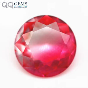 6.0mm -16mm Round Brilliant Cut Shape Synthetic Tourmaline Loose Gems Interphase Mixed Color Joint Process Crystal Glass Gems