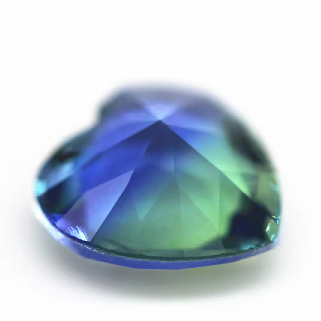 6*6mm-16*16mm Heart Faceted Cut Shape Synthetic Tourmaline Loose Gems Interphase Multicolor Joint Technology Crystal Glass Gems - Image 5