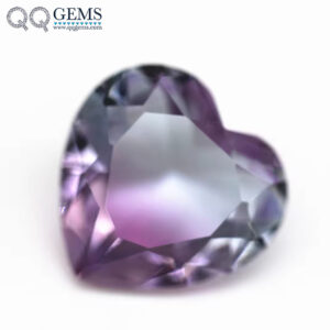 6*6mm-16*16mm Heart Faceted Cut Shape Synthetic Tourmaline Loose Gems Mixed Multicolor Splice Technology Crystal Glass Gems