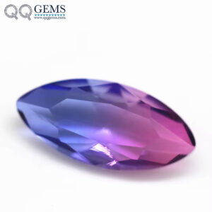 5*10mm-10*20mm Marquise Faceted Cut Shape Synthetic Tourmaline Loose Gemstones Mixed Multicolor Splice Process Crystal Glass