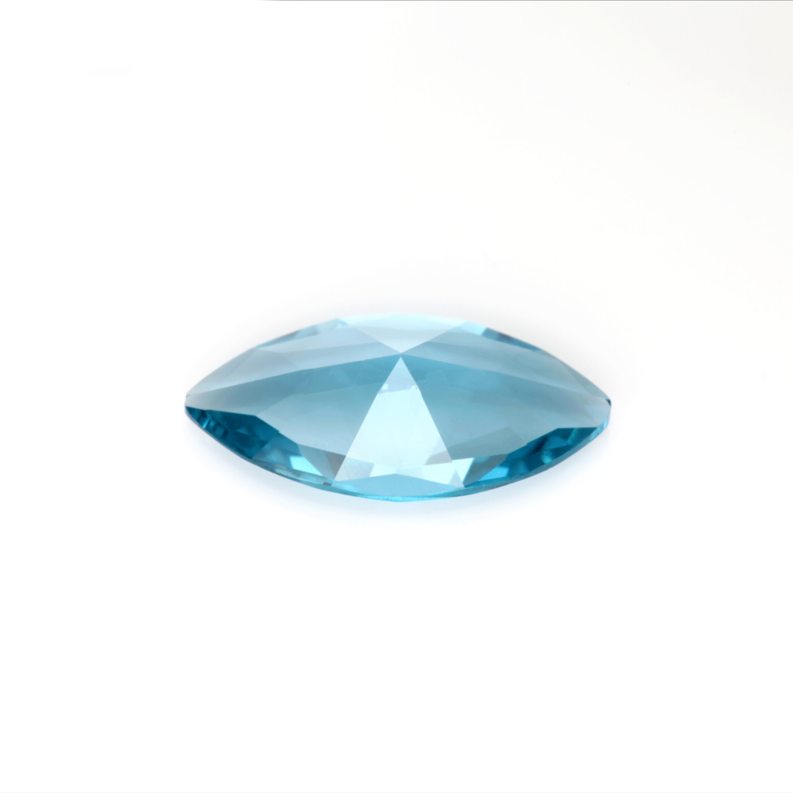 Bright Cut Marquise Cut 106# Light Aquamarine Blue Spinel Loose Gemstones Marquise Shape Synthetic 106# Light Blue Spinel Stones - Image 3
