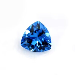 Bright Cut Trillion Cut 119# Aquamarine Blue Spinel Loose Gemstones Trillion Shape Synthetic Aqua Blue 119# Spinel Gemstones