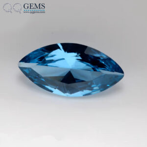 Faceted Cut Marquise Cut 119# Aquamarine Blue Spinel Loose Gemstones Marquise Shape Synthetic Aquamarine 119# Spinel Gemstones