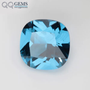 Machine Cut Cushion Cut 108# Light Aquamarine Blue Spinel Loose Gemstone Cushion Shape Synthetic 108# Light Blue Spinel Gemstone