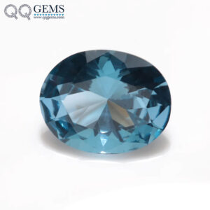 Machine Cut Oval Cut 106# Light Aquamarine Blue Spinel Loose Gemstones Oval Shape Synthetic Spinel 106# Light Blue Spinel Stones