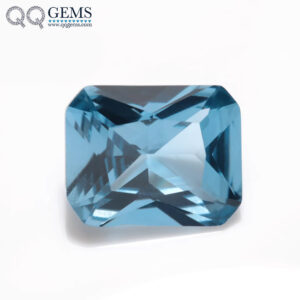 Octagon Cut 106# Light Aquamarine Blue Spinel Loose Gemstones Octagon Shape Synthetic 106# Aquamarine Spinel Gemstones