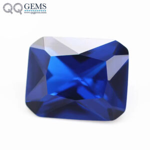 Princess Cut Octagon Cut 113# Blue Spinel Loose Gemstones Octagon Shape Artificial Spinel 113# Spinel Blue Sapphire Gemstones