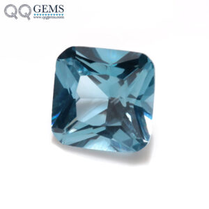 Princess Cut square Cut Corner 106# Light Aquamarine Blue Spinel Loose Gemstones Synthetic Aquamarine 106# Spinel Gemstones