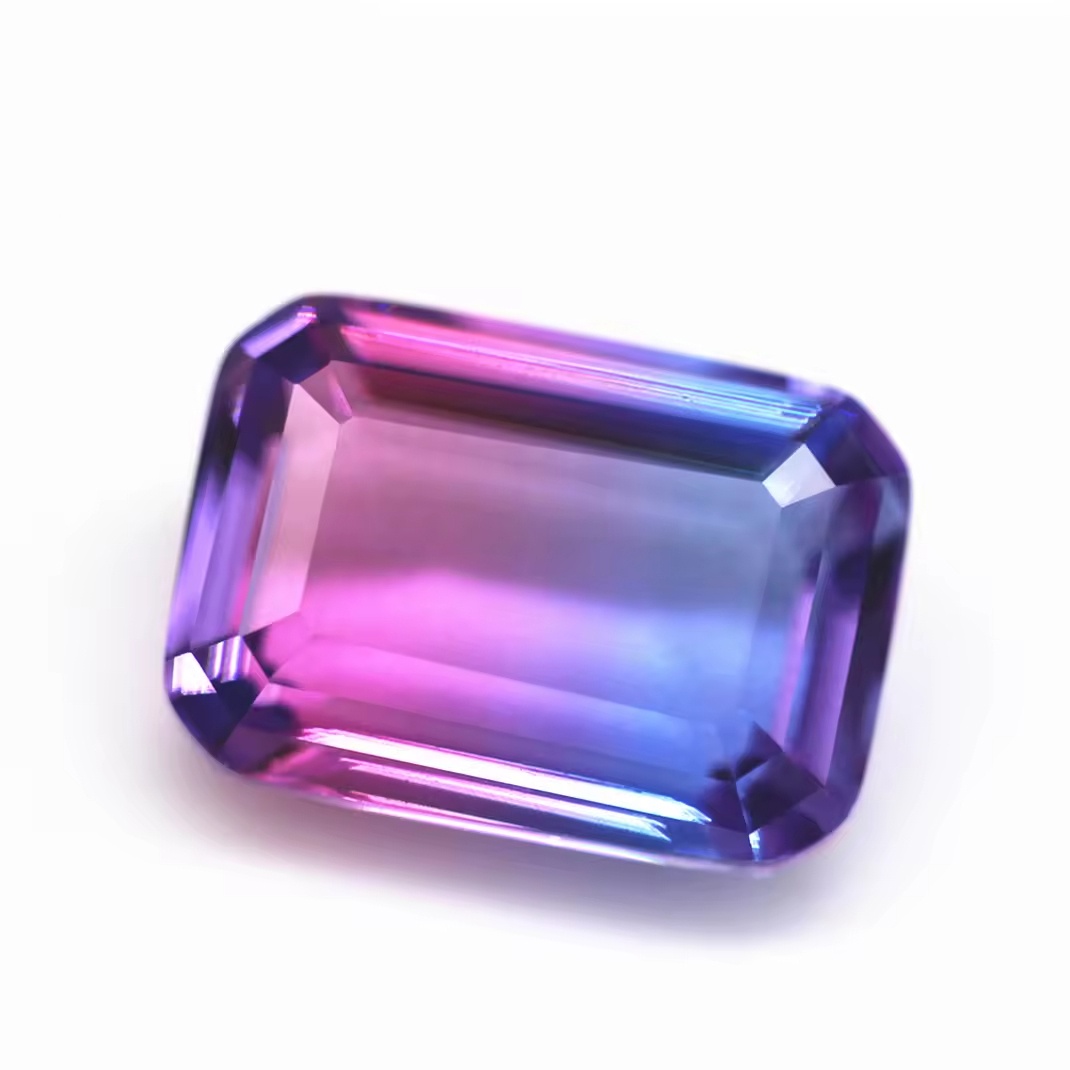 4*6mm-13*18mm Octagon Step Cut Shape Synthetic Tourmaline Loose Gemstones Rectangle Emerald Cut Crystal Glass Tourmaline Gems - Image 3